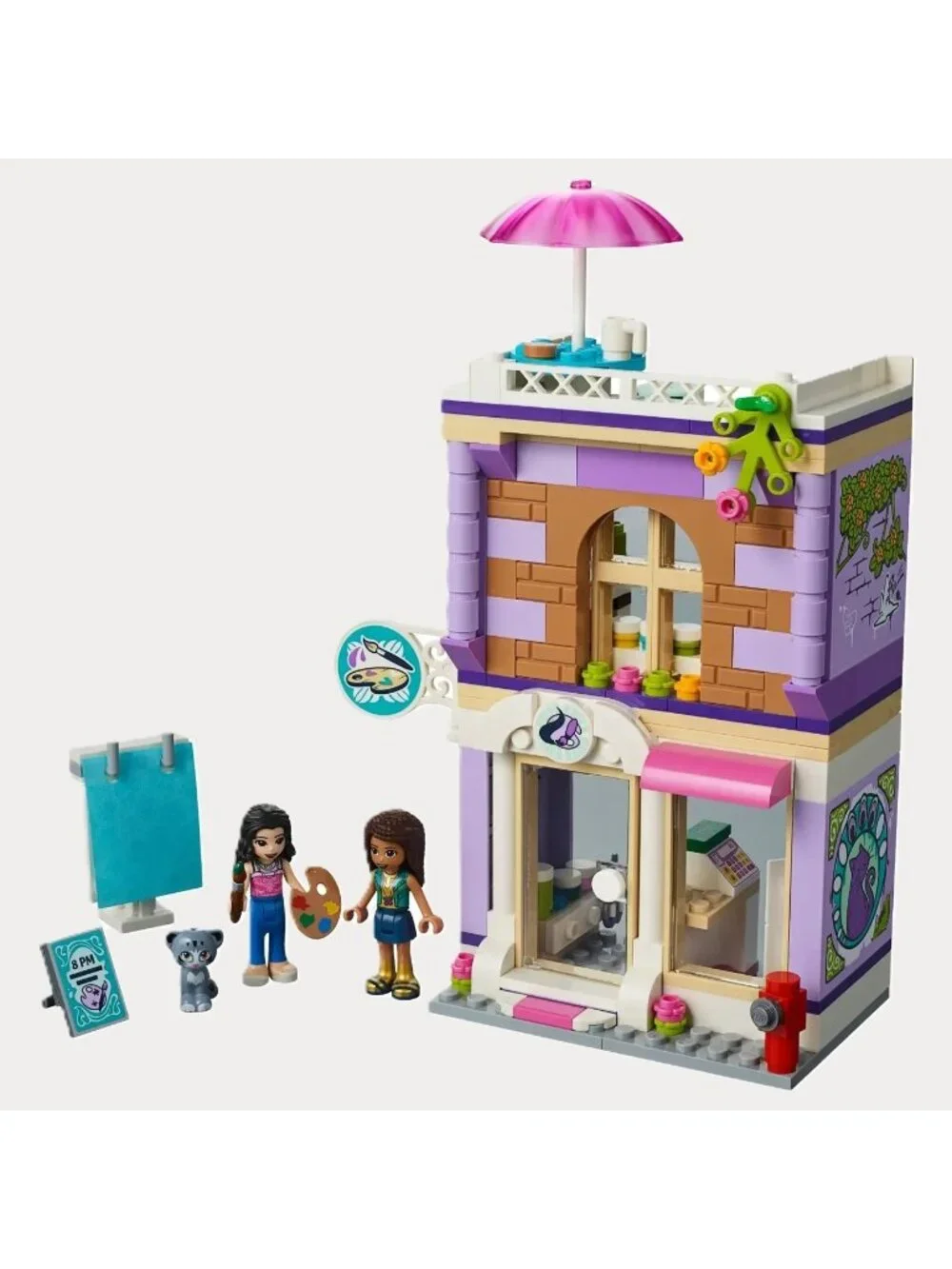 Lego Friends Emma's Art Studio Complete Set 41365 with Instructions and Box